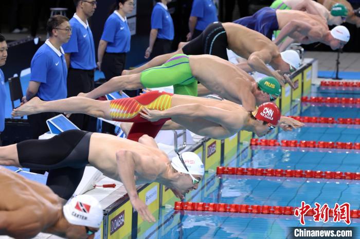 中国游泳队在上海站短池世界杯第二日打破两项