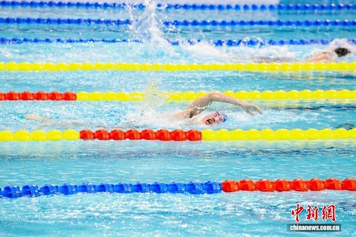 残特奥会游泳赛首金诞生 任昱霄夺金刘肖仪破纪